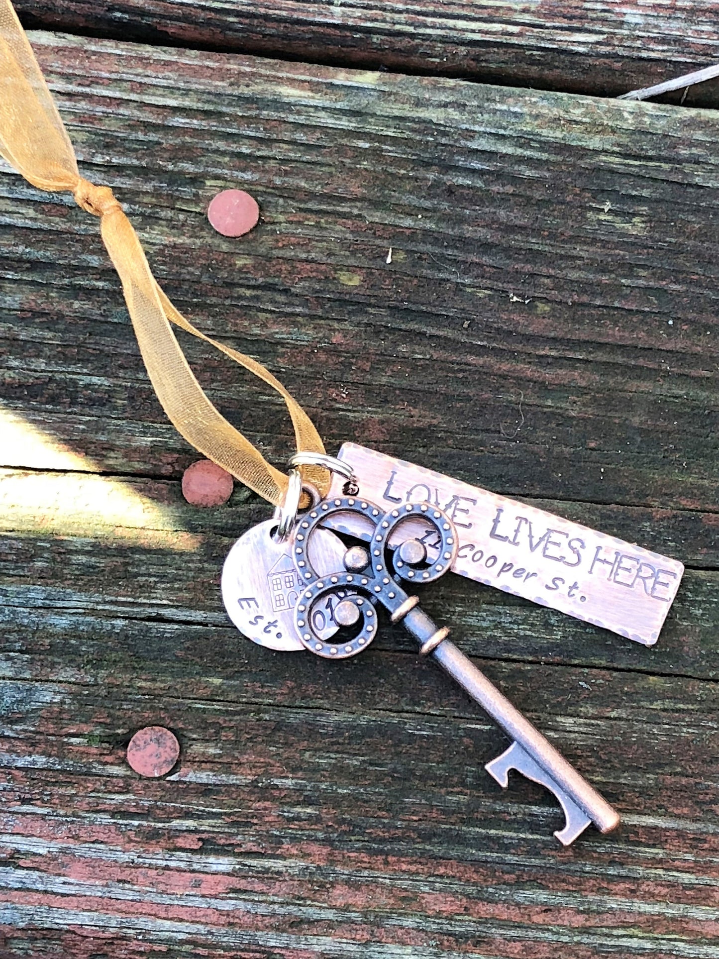 New Home Christmas Ornament - First Christmas Key Ornament - House Warmng Gift - Key Christmas Ornament