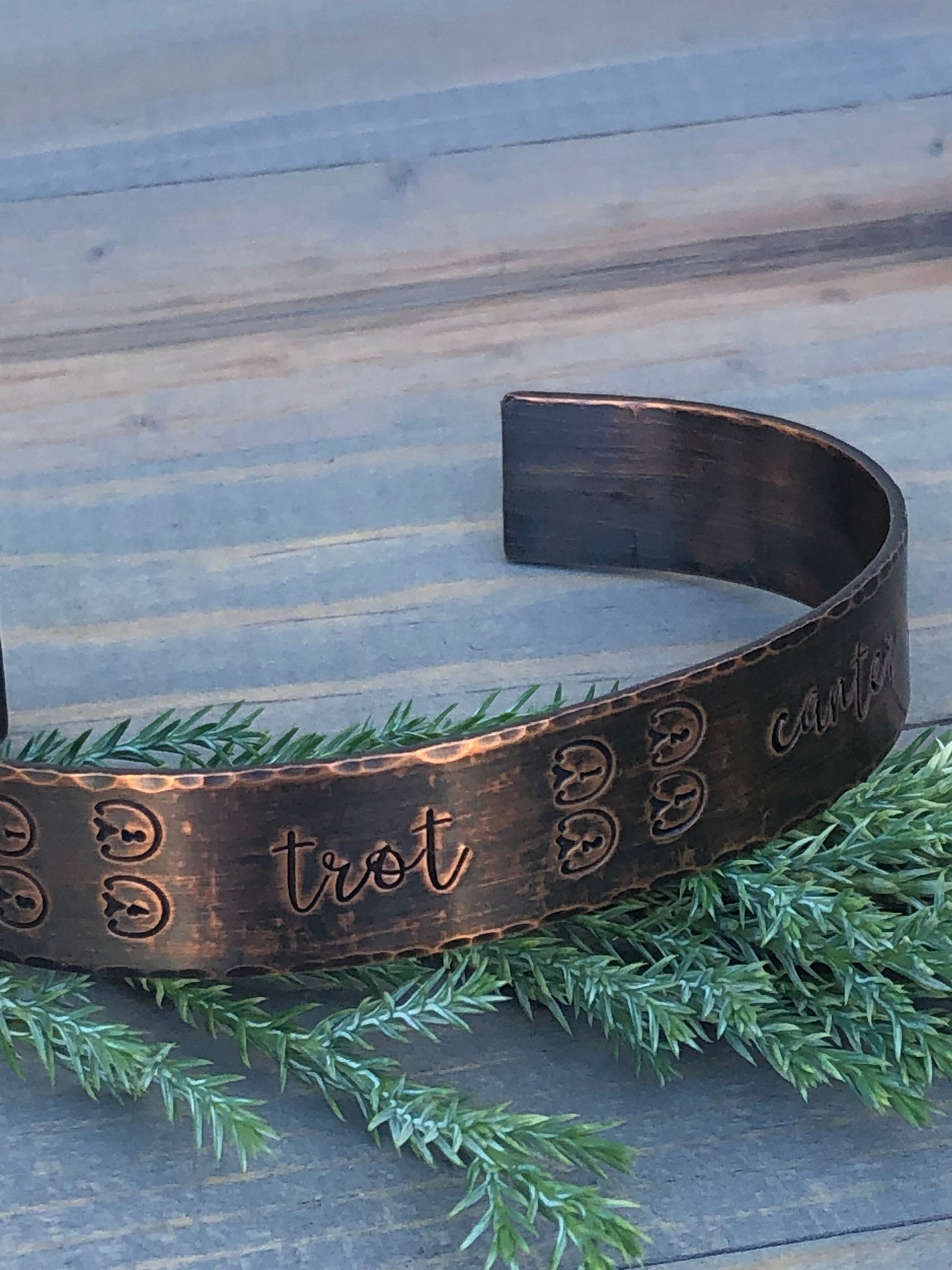 Walk-Trot-Canter Bangle Bracelet, Equestrian Bracelet, Cuff Bracelet for Horse Lover, Dressage, Barrel Racing, Hunter, Jumper Bracelet
