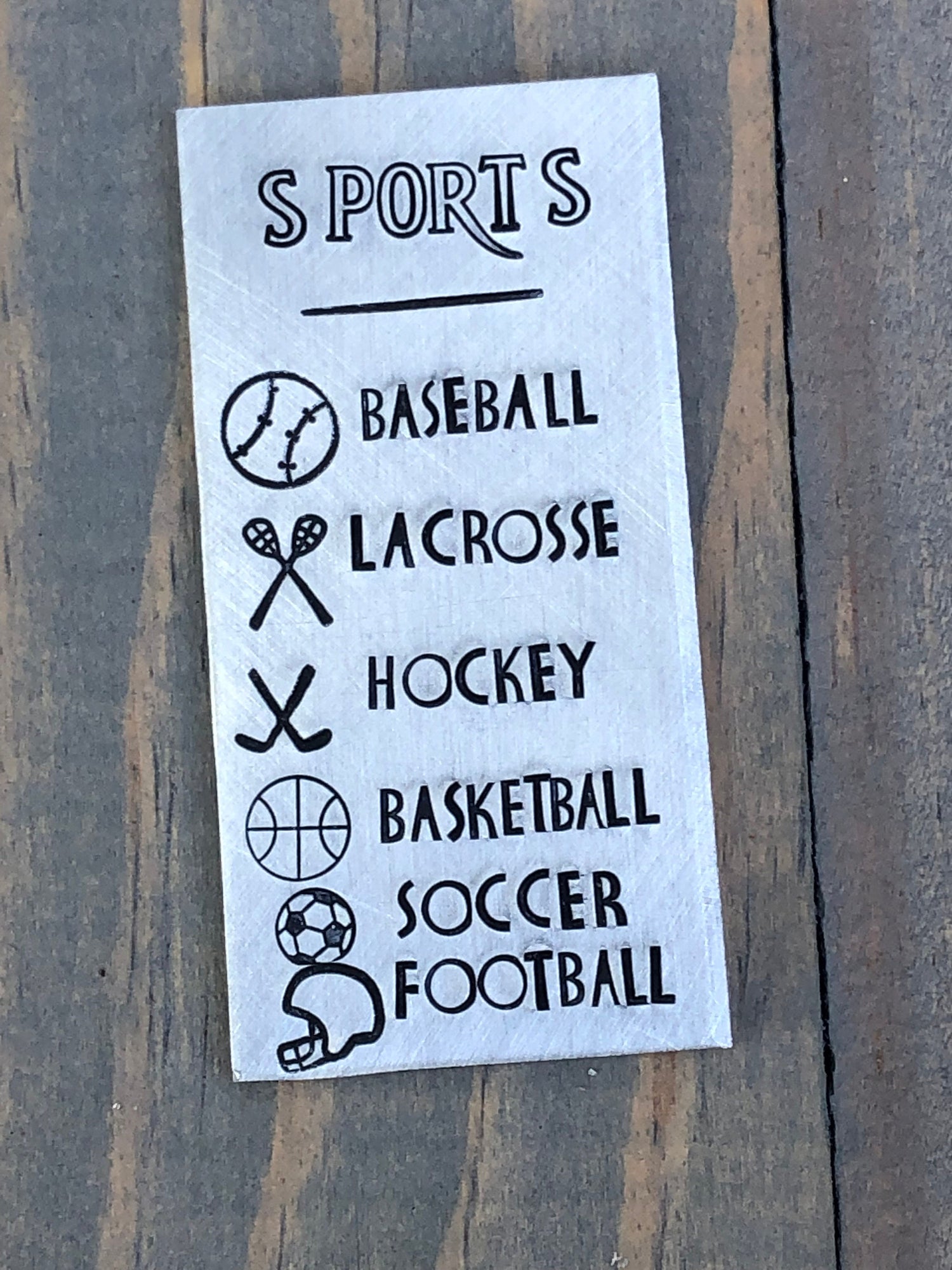 Team Dad Keychain for Father-Sports Team Keychain-Father's Day Gift- Team Grampa-Personalized Gift for Dad-Basketball-Baseball-Soccer-Hockey