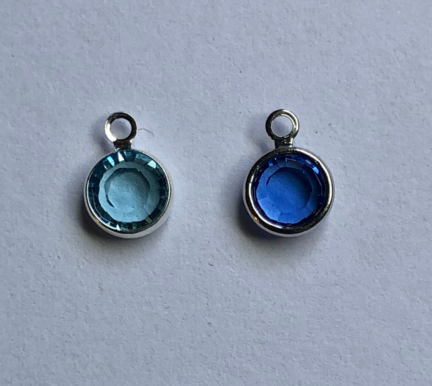 Something Blue for Wedding, Personalized Bridal Bouquet Charm, Unique Font and Ampersand for Weddings, Bridal Couple Initials and Date