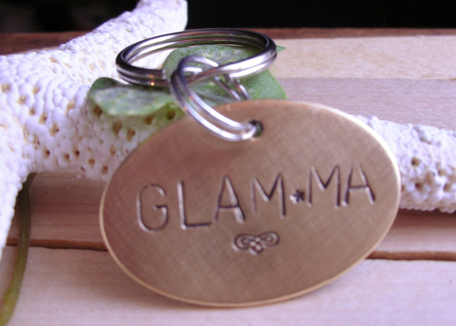 Mothers Day Gift for Grandmother- Christmas Gift for Grandma-Glamma Keychain-Grandparent Day Gift-Gift for Grandma-Grandmother Gift