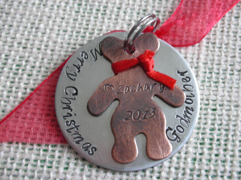 Christmas Ornament for Godparents-Christmas Gift for Godmother-Christmas Gift for Grandparents-Gift for Babysitter caregiver