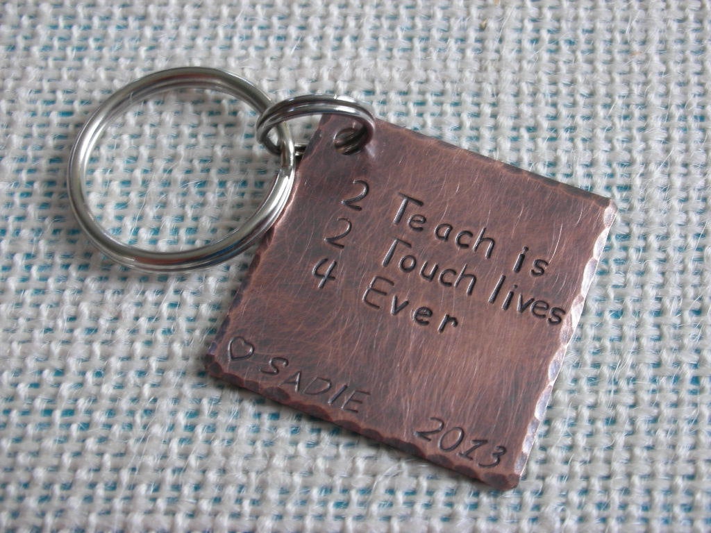 Teacher Appreciation Keychain-Teacher Gift-Christmas Gift for Teacher-Personalized Gift for Teacher-Custom Teacher Keychain