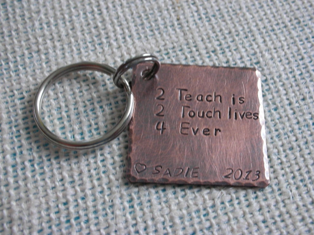 Teacher Appreciation Keychain-Teacher Gift-Christmas Gift for Teacher-Personalized Gift for Teacher-Custom Teacher Keychain