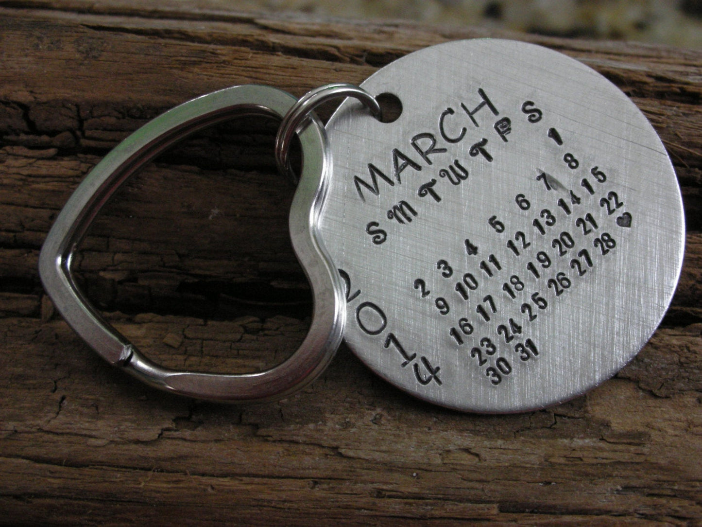 Stainless Steel Heart Shaped Keyring-Upgrade Keyring-Large Heart Keyring