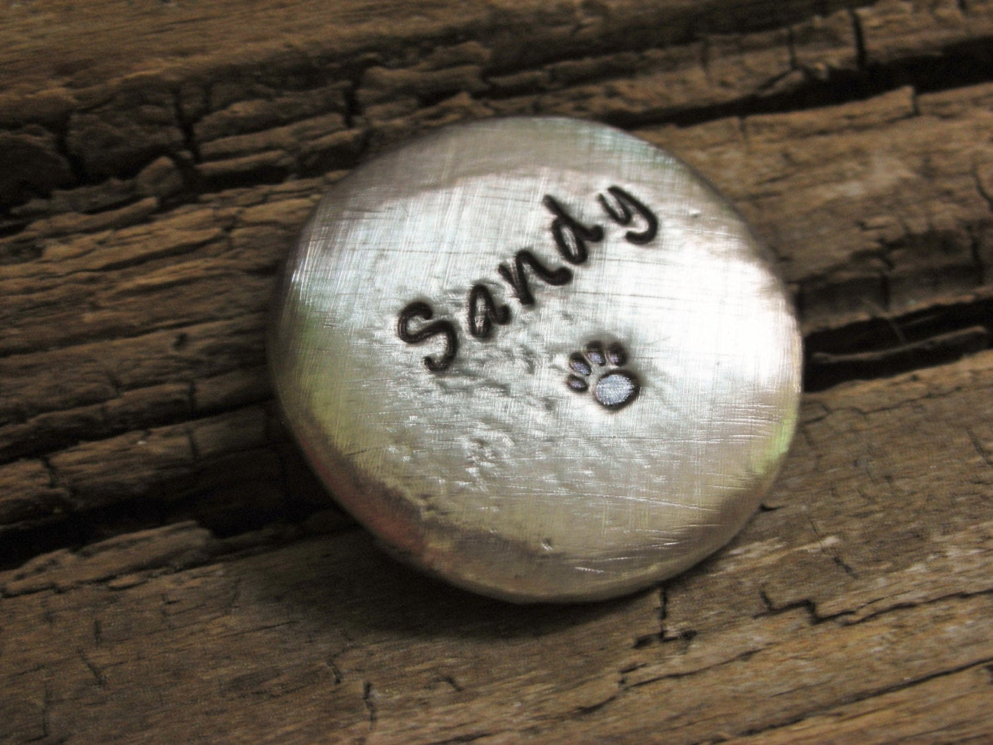 Pet Memorial Pocket Pebbles-Dog Memorial-Cat Memorial-Pet Remembrance-Worry Stone-Pewter