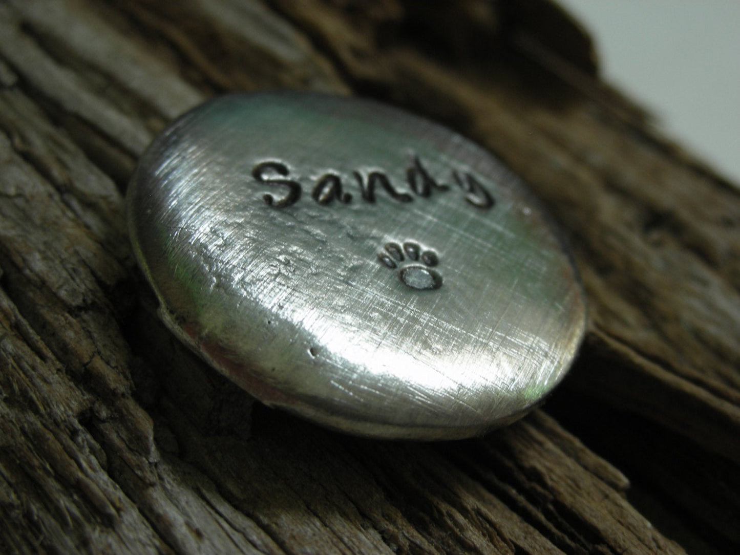 Pet Memorial Pocket Pebbles-Dog Memorial-Cat Memorial-Pet Remembrance-Worry Stone-Pewter