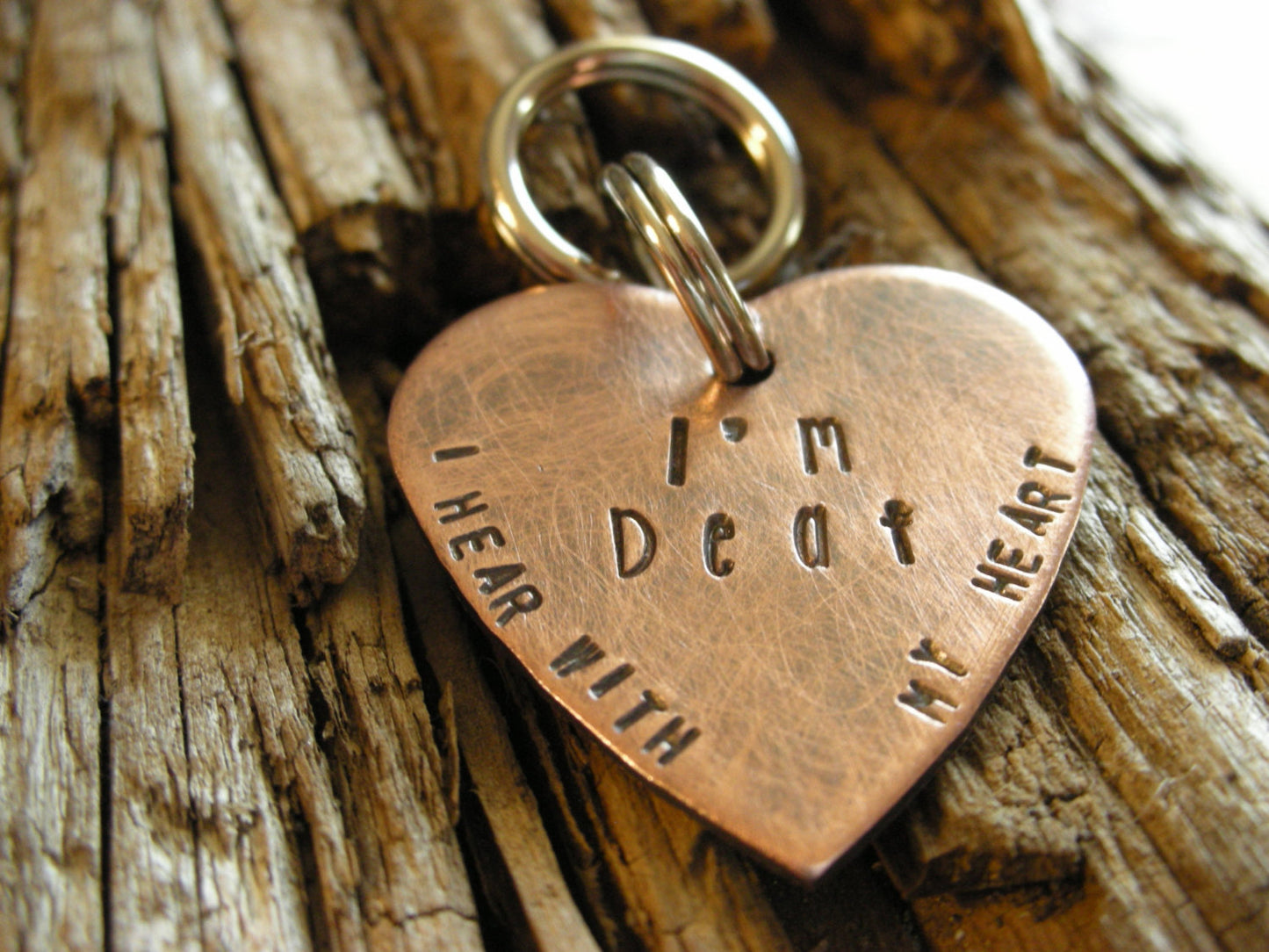 Custom Dog - Pet ID Tag-Deaf Dogs Rock