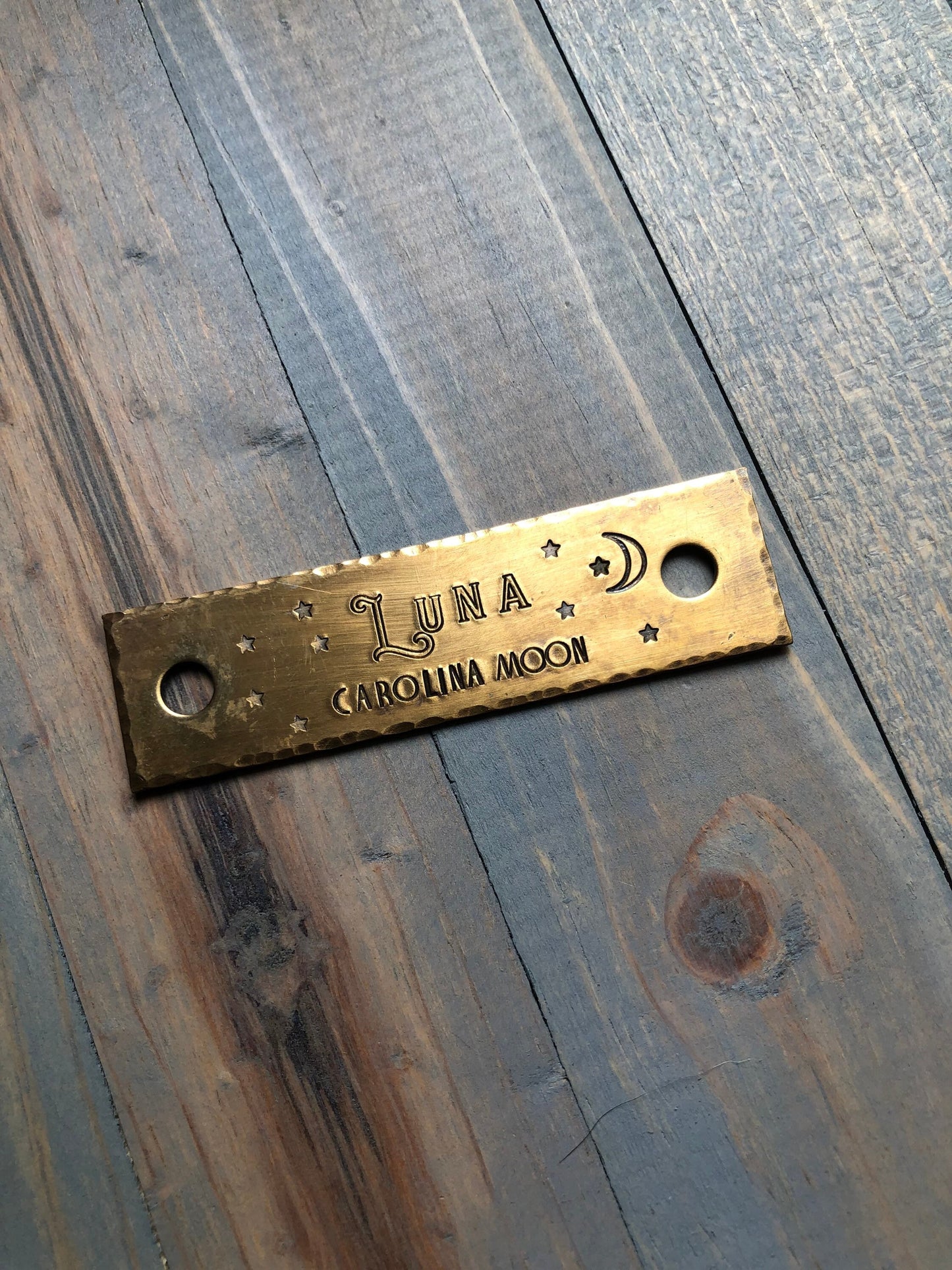 Custom Name Plate for Saddle - Saddle Tag - Screw On Saddle Tag - Personalized - Copper - Bronze - Aluminum
