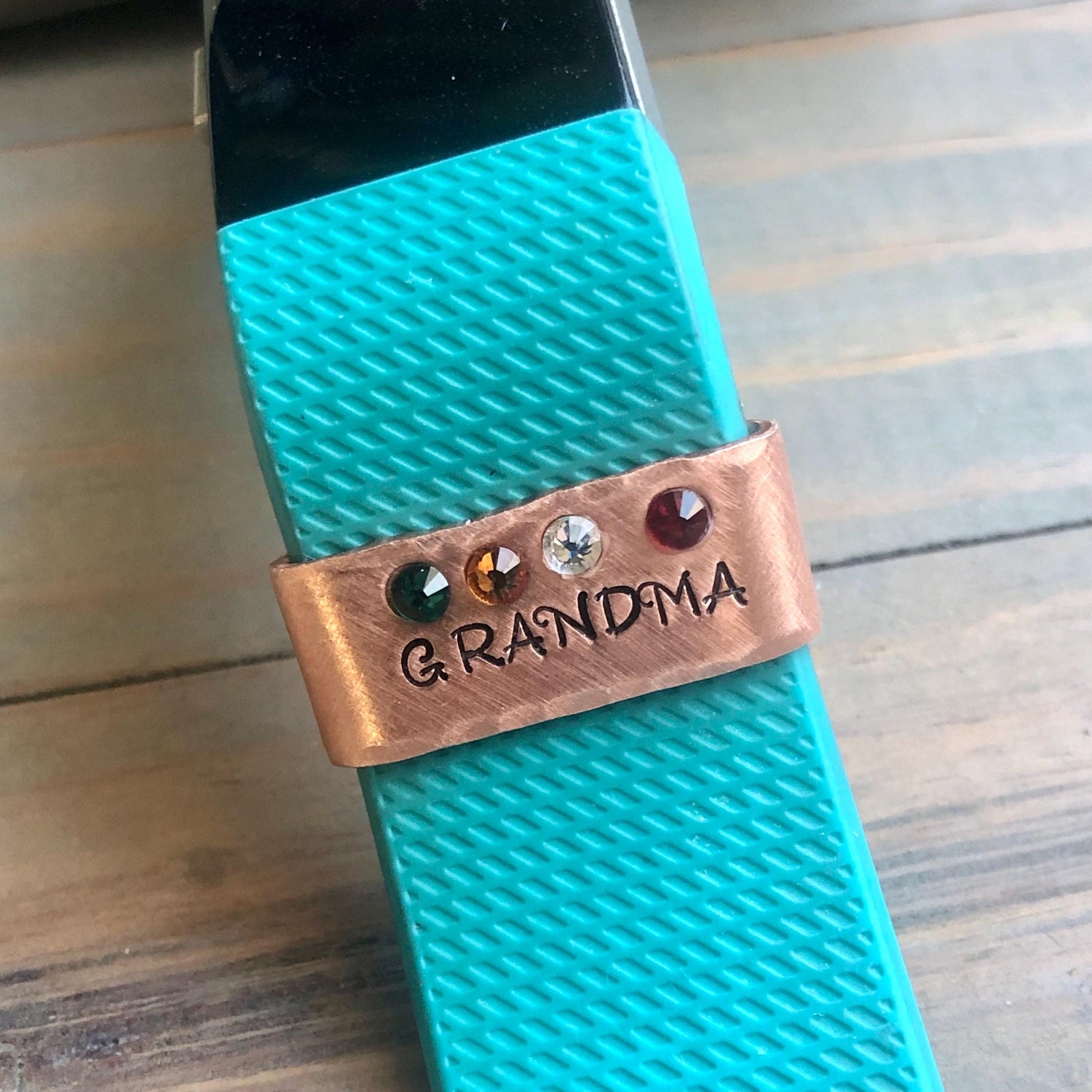 Custom Watch Band Charm, Gift for Mother's Day, Personalized Charm for Apple Watch, Gift for Mom, Gift for Grandma, Birthstone Watch Charm
