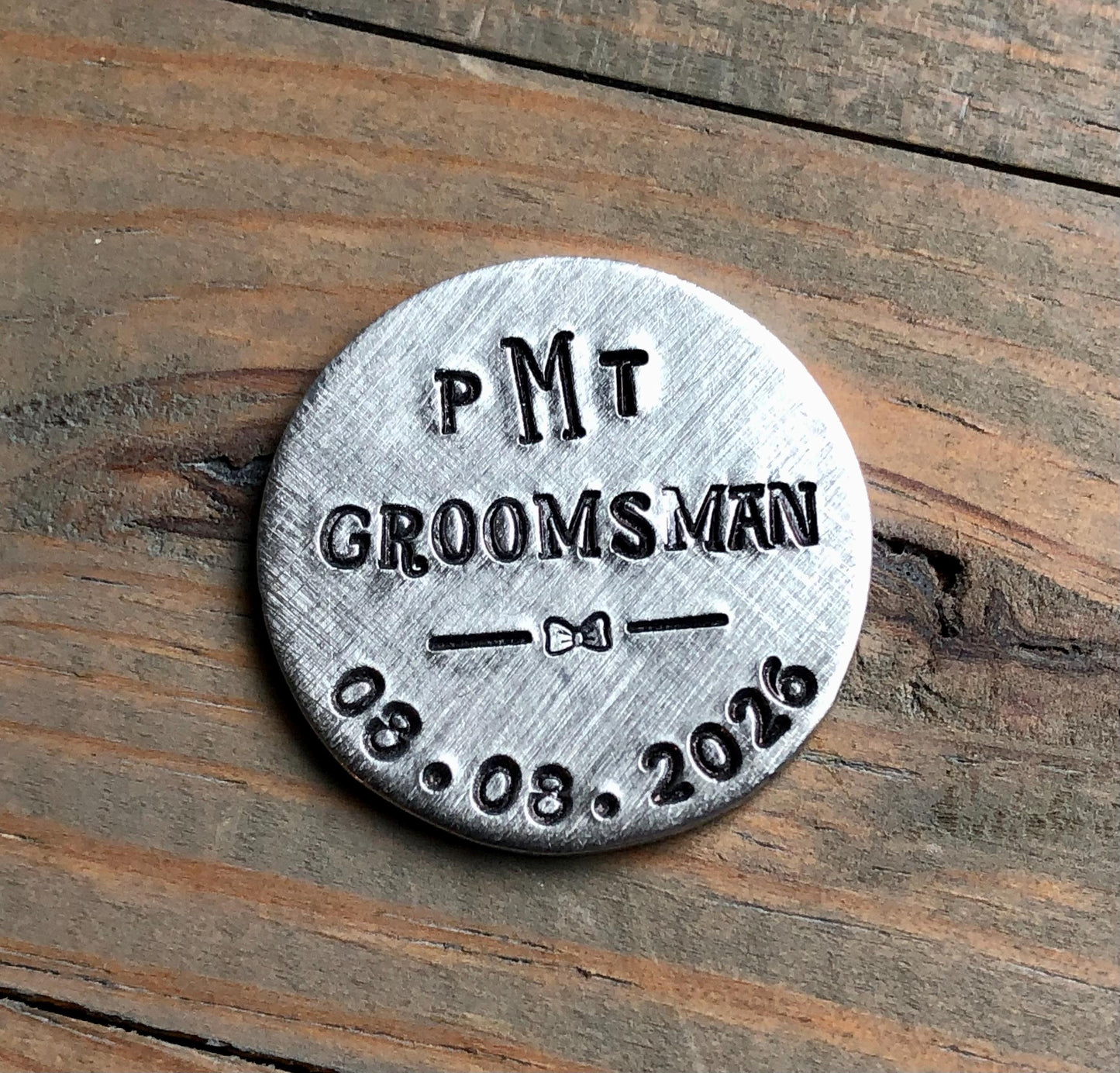 Personalized Golf Marker for Best Man and Groomsmen - Wedding Party Gifts - Best Man Proposal - Bachelor Party Gift