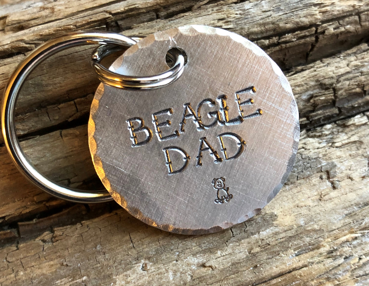 Dog Mom - Dog Dad Keychain