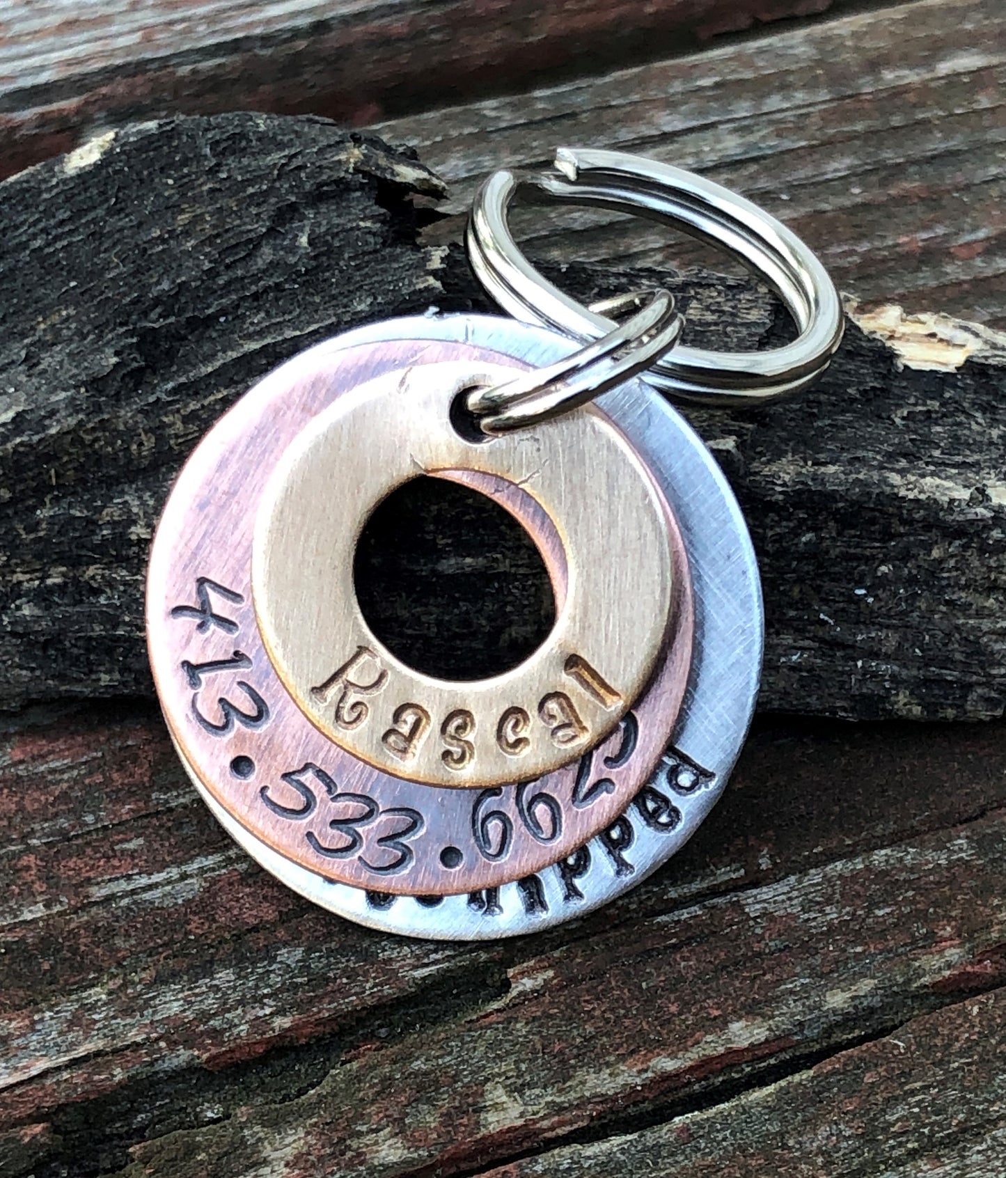 3 Layer Washer Dog Tag