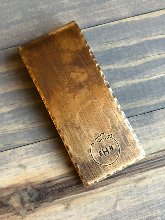 Fisherman Monogram Money Clip