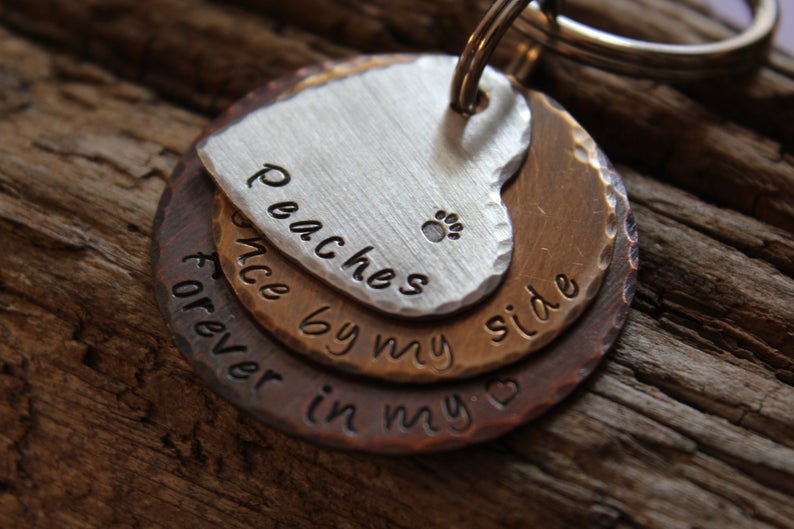 Pet Remembrance Heart Keychain