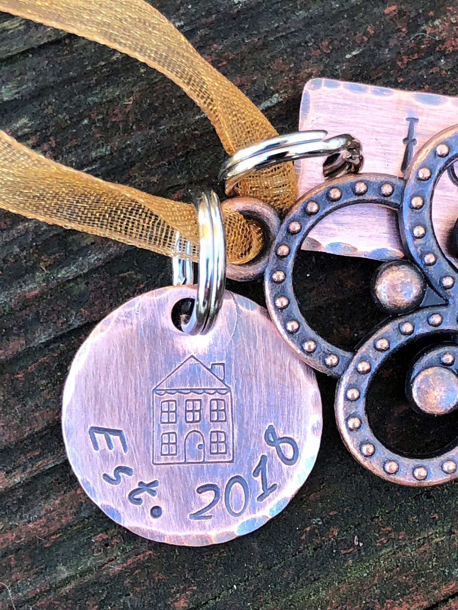 New Home Christmas Ornament - First Christmas Key Ornament - House Warmng Gift - Key Christmas Ornament