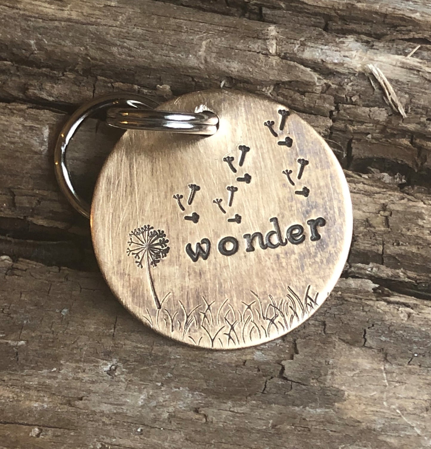 Dog Tag, Dog Tag for Dogs, Dog Tags, Pet ID Tag, Wonder, Personalized Dog Tag, Custom Dog Tag, Hand Stamped