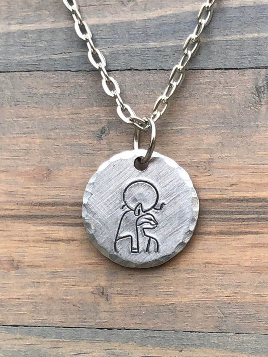 Bastet Necklace- Gift for Doula - Midwife Gift - Thank you Gift for Doula - Personalized Necklace - Goddess of Childbirth & Love - Custom