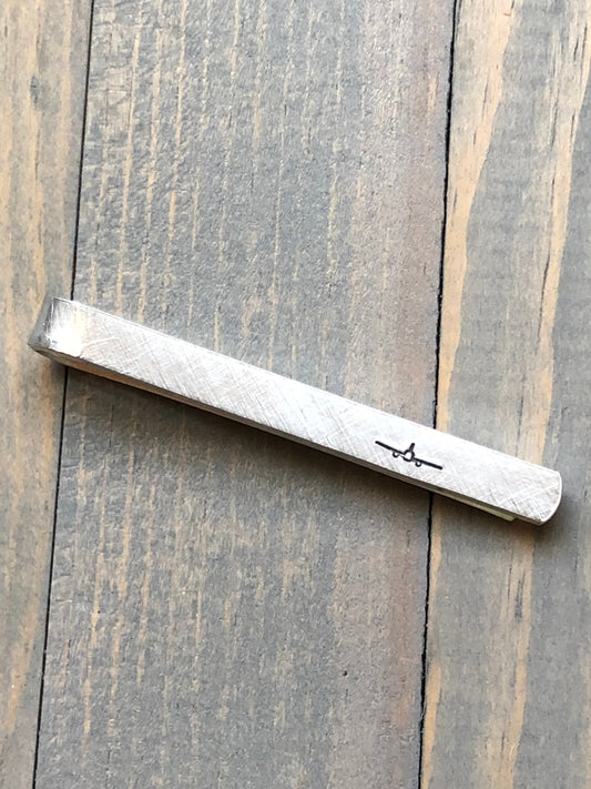 Tie Bar for Pilot - Father's Day Tie Clip-Tie Bar with Airplane - Personalized Tie Clip - Gift for Dad-Tie Tack