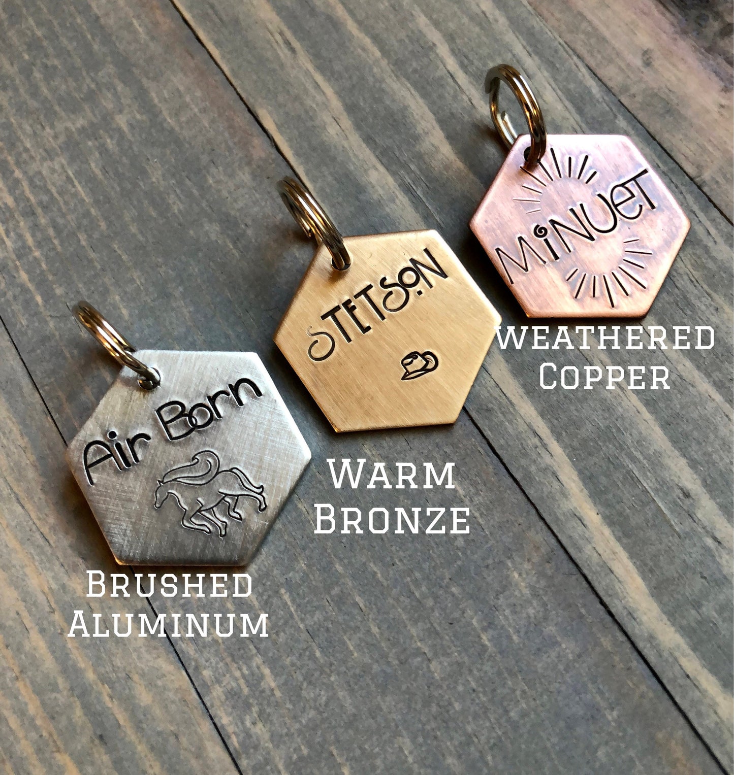 Hand Stamped Pet Memorial Remembrance Keychain-Waiting at Rainbow Bridge - Dog Memorial - Cat Remembrance