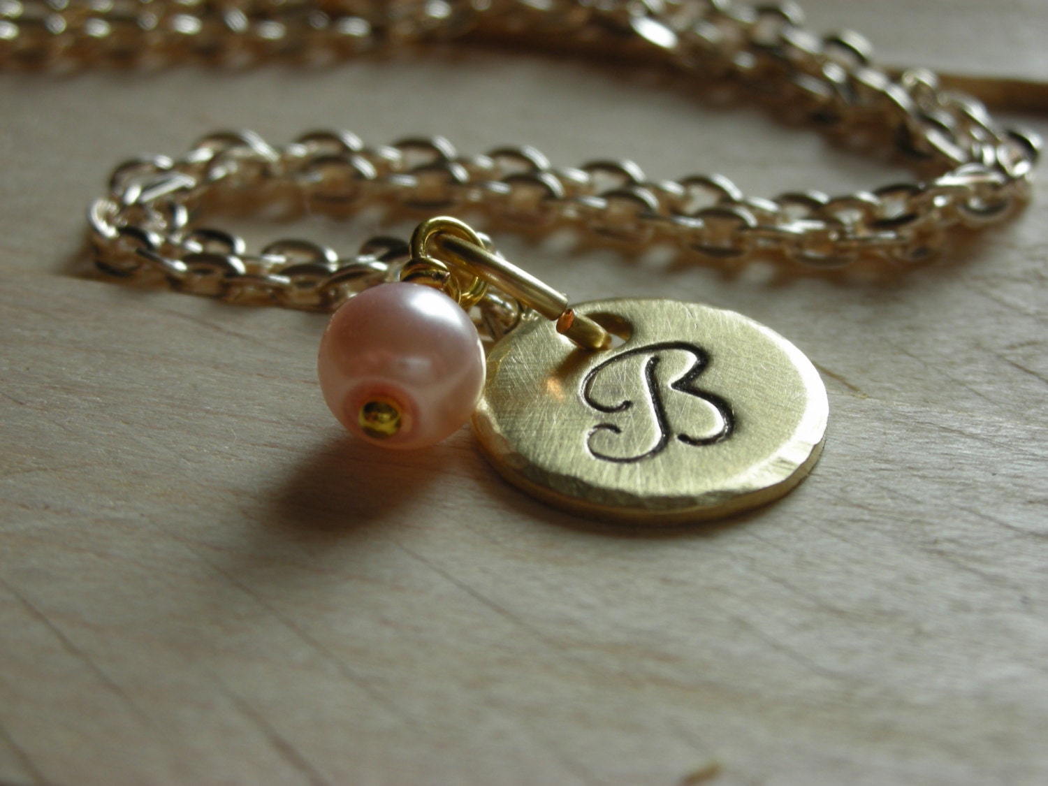 Bridesmaid Necklace-Tiny Initial Necklace with Pearl--Wedding Party Gift-Christmas Gift-Mothers Day Gift-Gift-Gift for Mom-Girl Necklace-