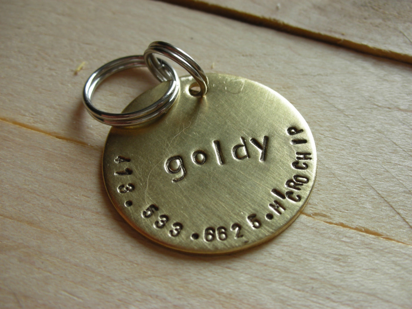 Custom Dog ID Tag-Goldy