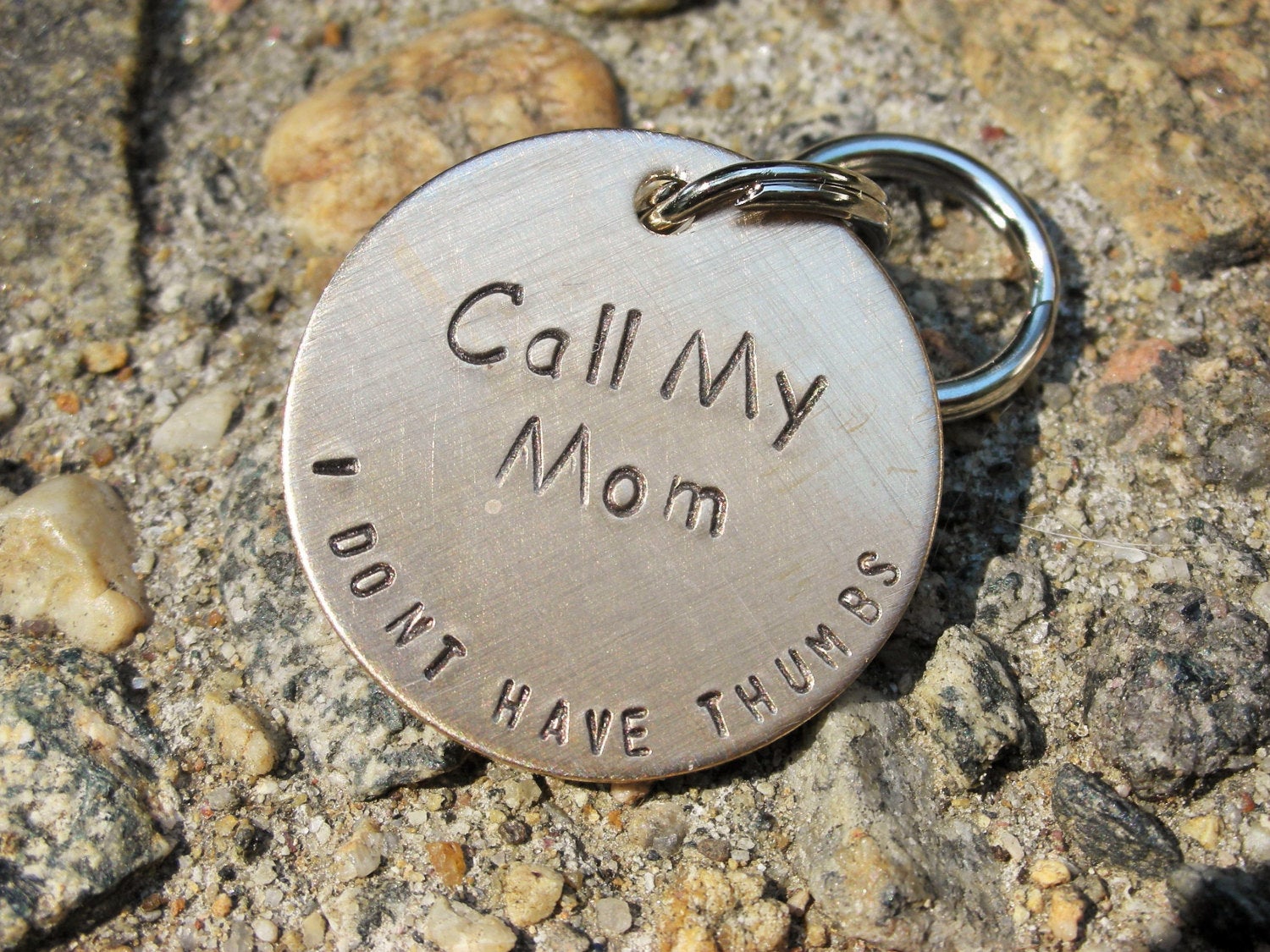 Custom Dog ID Tag-Call My Mom