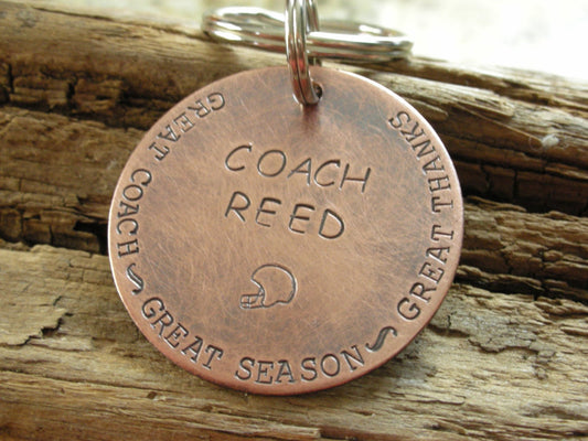 Coach Keychain-Gift for Coach-Thank You Coach-Coach Christmas Gift-Coach Appreciation-Baseball-Football-Soccer-Lacrosse-Basketball-Hockey