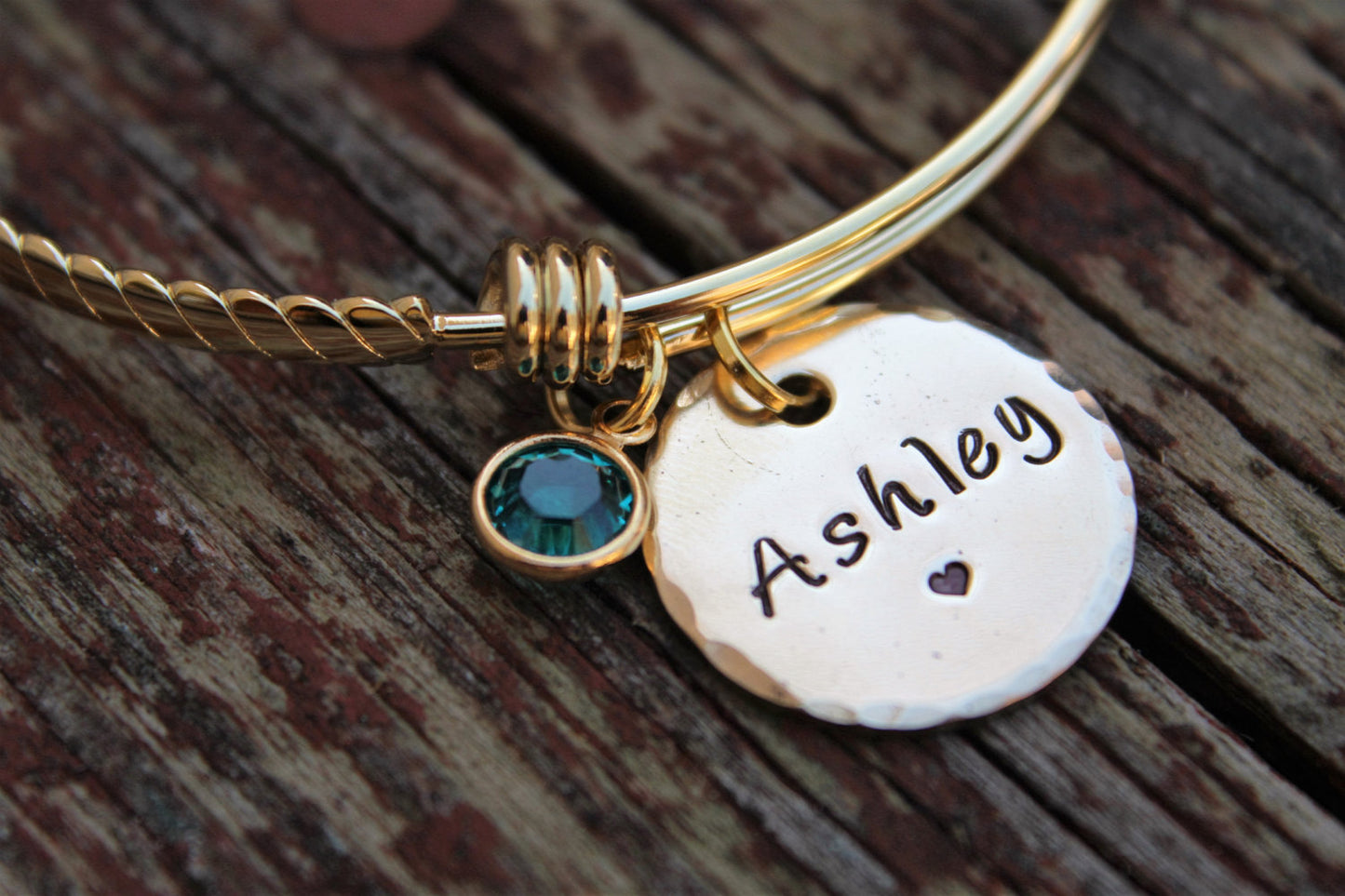 Hand Stamped Bangle Bracelet, Personalized Mommy Bracelet, Gold Mother Jewelry, Initial Bangles, Gift for Mom, New Mom Gift